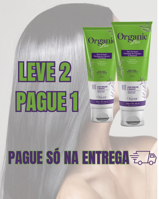 Orgânic Lizz - Progressiva Vegetal Sem Formol - COMPRE 1 E LEVE 2